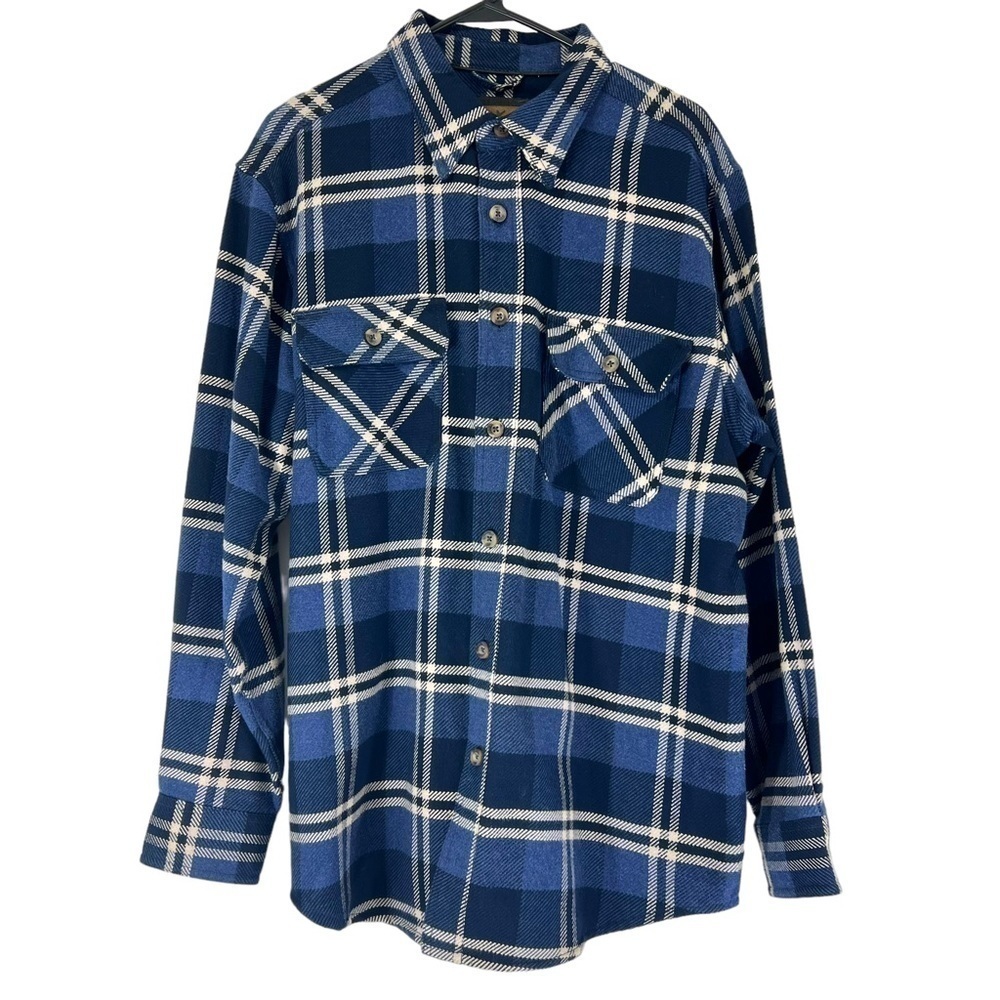 Outdoor Life Plaid Button Front Shacket Large